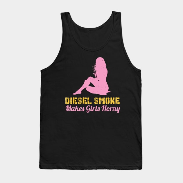 DIESEL TRUCK: Diesel Smoke Tank Top by woormle